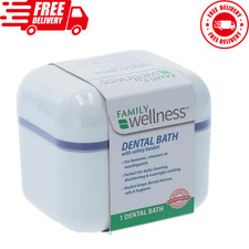 Denture Case Denture Cup with Strainer Safety...