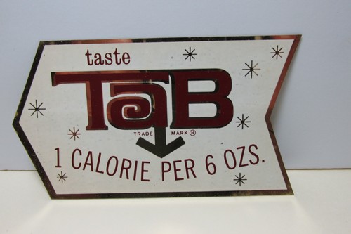 Vintage Tab Cola Decal Sticker Coca Cola Product Soda Advertising Decal