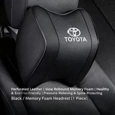 Car Seat Headrest Neck Cushion Pillow Memory Foam Car Accessories For Toyoda New