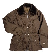 Vintage Gerry Down Filled Jacket Womens 14 Brown Winter Full Zip 70s USA Coat