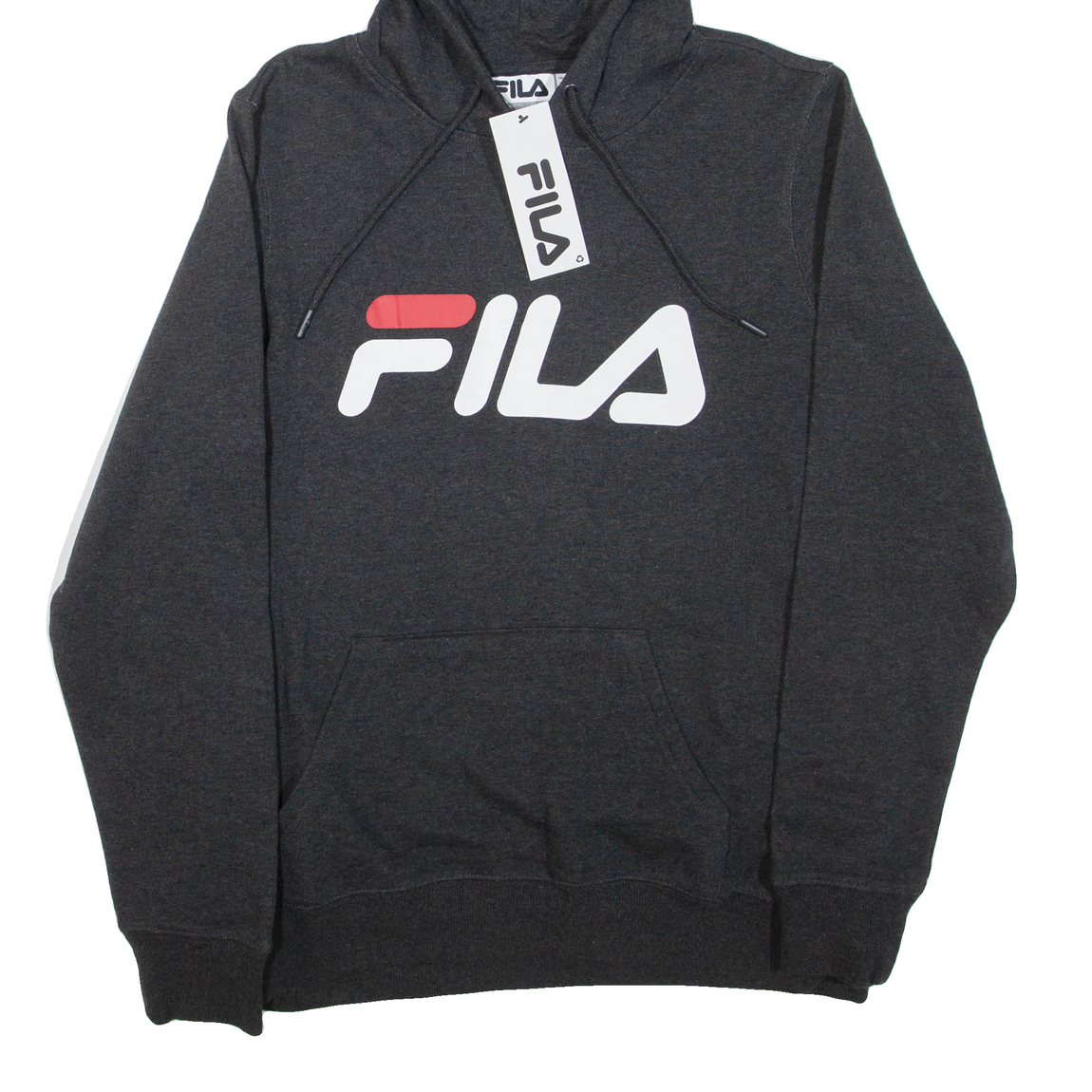 Felpa con cappuccio FILA donna grigia UK 16