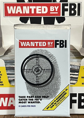 1993 FEDERAL WANTED BY FBI (Series 1)   PACK 8 Cards J. EDGAR HOOVER SEALED 