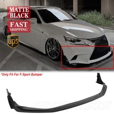 For Lexus Is250 Is350 F-sport 14-2016 Ar Style Matte Black Front Bumper Lip Kit