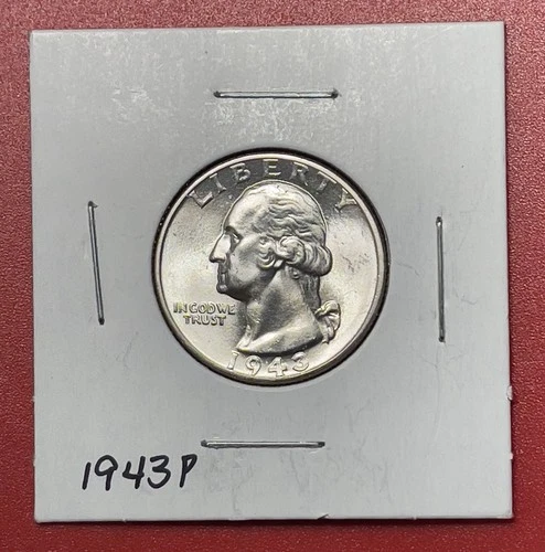 1943 P Washington Silver Quarter, Gem Uncirculated.