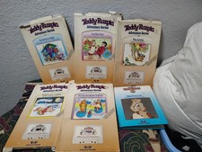 Teddy Ruxpin Teddy Bear 1984/1985 Vintage with 6 Cassette/Books