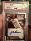 Dylan Crews 2024 Bowman Chrome 1st Auto PSA 10 GEM MINT Prospect Autograph