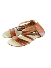 Women's Brown Sandals Open Toe New Slippers Slip On Casual Summer FREE SHIPPING