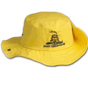 Yellow-Gadsden-Tea-Party-Dont-Tread-on-Me-Bucket-Hat-Cap-NRA-Trump