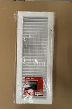 Everbilt Ceiling & Wall Register 18 in x 6 in In White