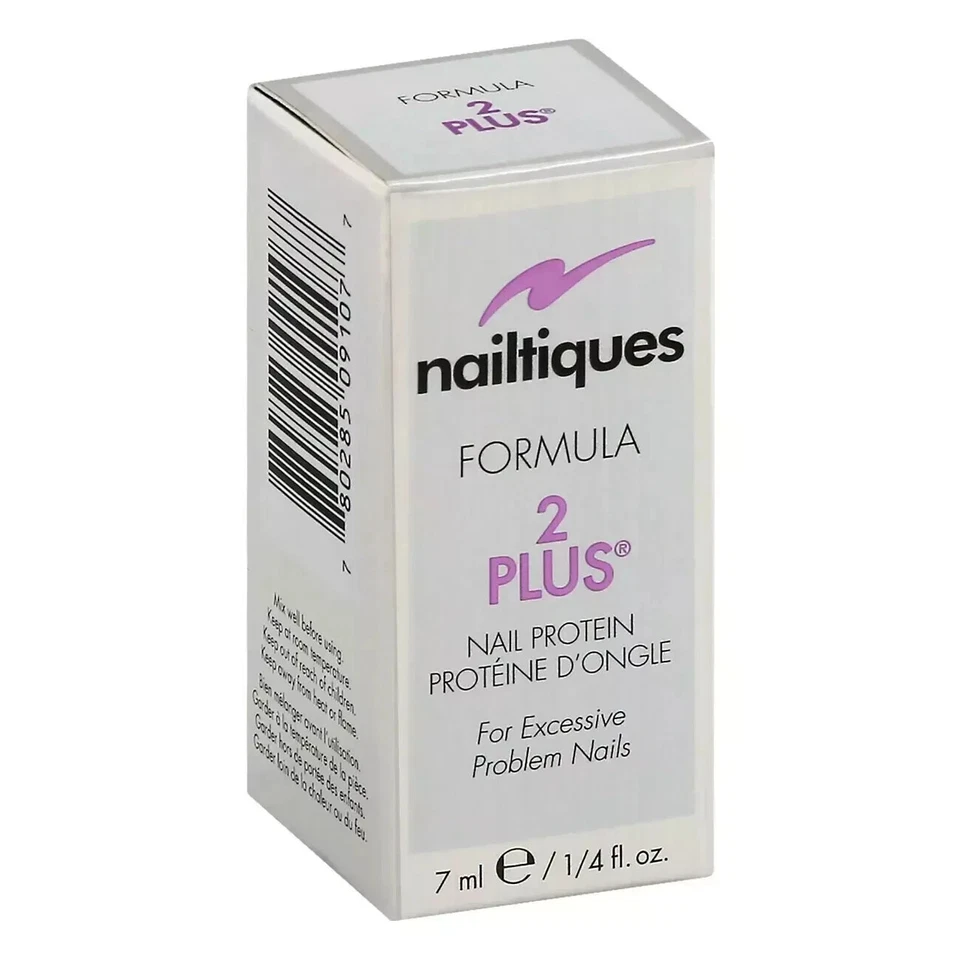Nailtiques Formula 2 Plus Nail Protein for Excessive Problem Nails7ml 1/4 oz NIB