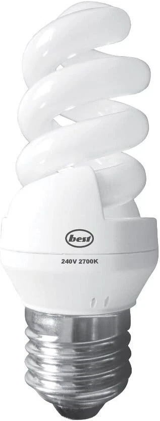 Merriway® BH00545 T3 CFL ES Energy Saving Mini Spiral Lamp, 11 W - Image 2 of 2