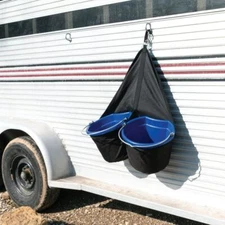 Dura-Tech Scratchless Double Bucket Holder | Durable 1200D Poly Shell | Black