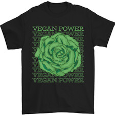 Vegan Power Mens T-Shirt 100% Cotton