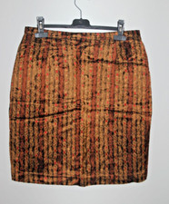 Jupe toucher satiné or fête soirée taille 40