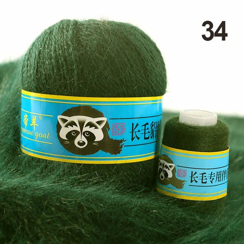 US 70g Soft Mink Velvet Wool Yarn DIY Hand Knitting Cashmere Wool Crochet Thread - Picture 43 of 48