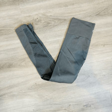 Zyia Gray Compression Yoga workout Gym Legging Size Medium