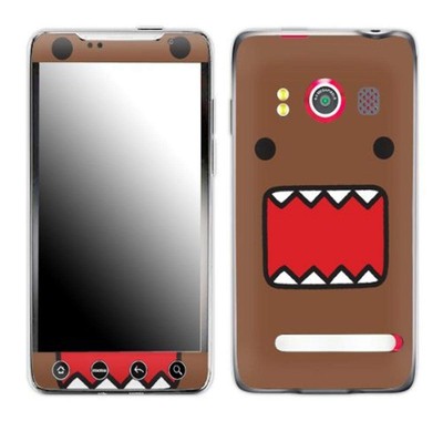 MS-DOMO10132 Domo - Face Cell Phone Cover Skin for HTC Evo 4G