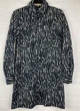 Michael Kors Made In Italy Women's Size 0 Dress Button Front Long Sleeve Pockets