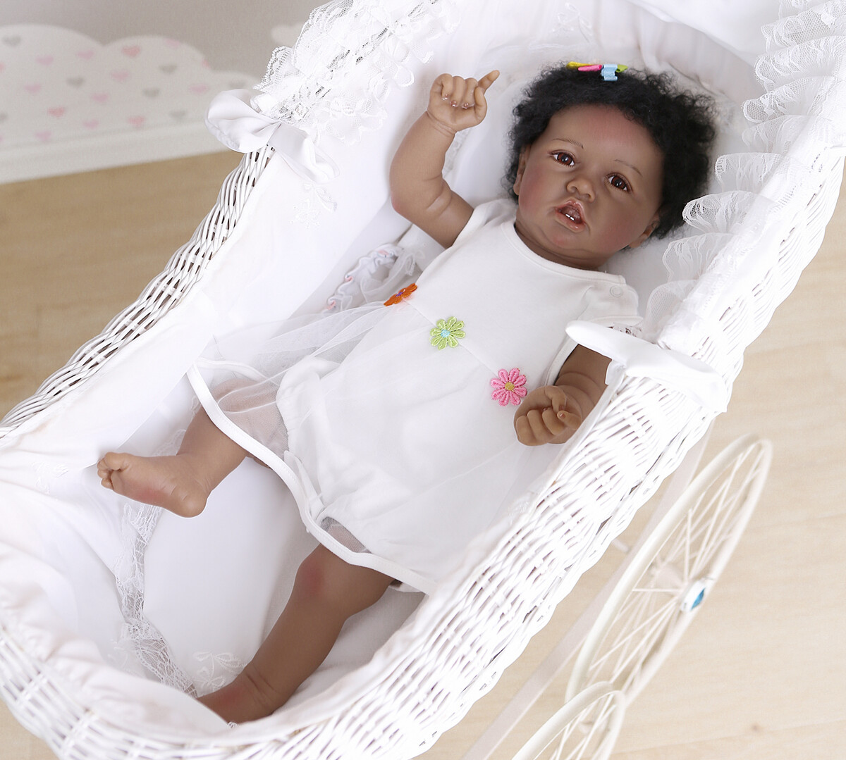 silicone black baby dolls