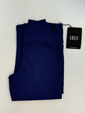 New LULLI High Waist Capri Leggings Fannia  XL  NWT  LUB393  NAVY