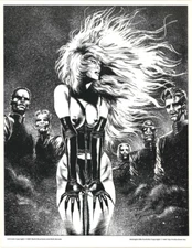 MIDNIGHT SILK Art Print 1 Mark Beachum & Rick Bryant art S. Q. Pub 1987