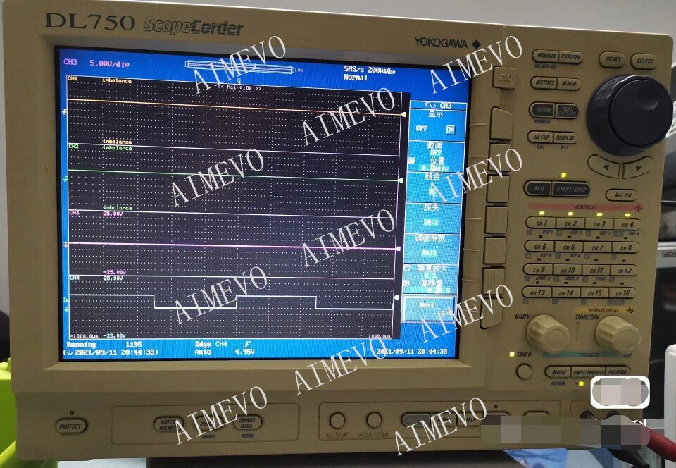Yokogawa DL750 ScopeCorder Digital Oscilloscope 10MS/s, WITH 2x701250 - Image 2 of 4
