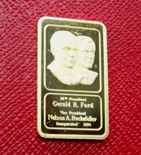 Ford & Rockefeller Cameo GP Silver Bar-Mt. Everest Mint1 Troy oz.999 Pure Silver