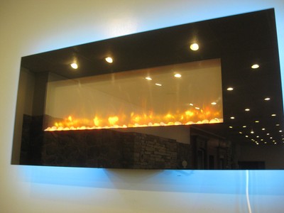 Heat N Glo Simplifire Sm58bk Wall Mounted Electric Fireplace