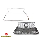 Front Upper Grille Grey With Chrome Trim Surround For 18-21 Lexus NX300 F Sport