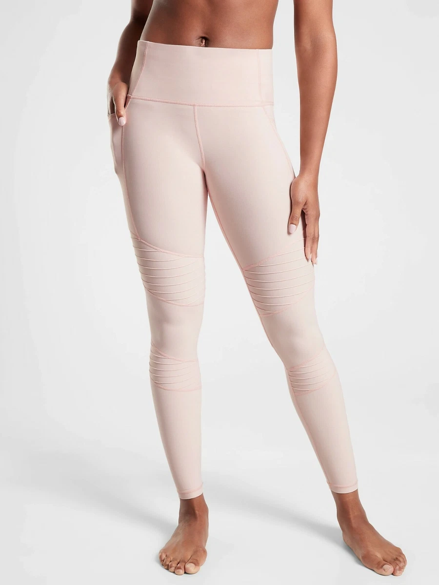 Athleta Inclination Moto Tight in Powervita, Orchid Pink SIZE XXS #490560  T0110