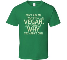 Don't ask me why I'm a Vegan T Shirt