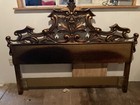 Guilted Cast, Antique 1940’s, Gesso, Hand Crafted Karges, Headboard, Furniture R — photo 1