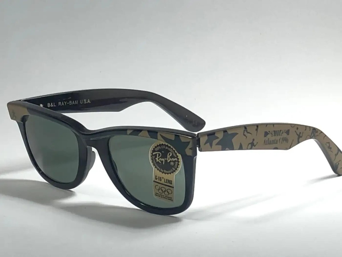 小物 B&L RAY-BAN WAYFARER U.S. OLYMPIC SERIES Vintage B&L Ray Ban USA Wayfarer 5022 UPS 1994- 1996 Olympic
