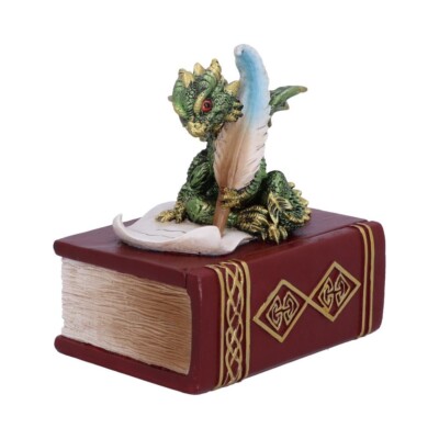 The Scribe Dragon Schmuckkästchen Schmuck Würfel Aufbewahrung Nemesis Now 13,8 cm Geschenk