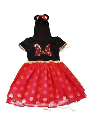 minnie mouse black polka dot dress Miss Mouse Polka Dot Dress main image 1