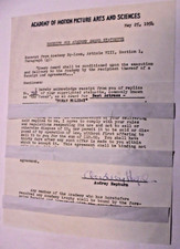 * OSKAR VERTRAG * für AUDREY HEPBURN 25. May 1954 für beste Schauspielerin