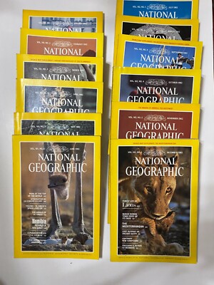 National Geographic Magazine 1982  YOU PICK History News World Info Maps Photos 