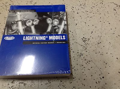 2005 Buell Lightning Models Service Shop Repair Manual Set W Parts Catalog NEW 