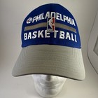 Philadelphia Sixers Basketball Adidas NBA Hat Blue Fitted L/XL — photo 1