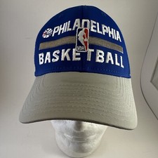 Philadelphia Sixers Basketball Adidas NBA Hat Blue Fitted L/XL
