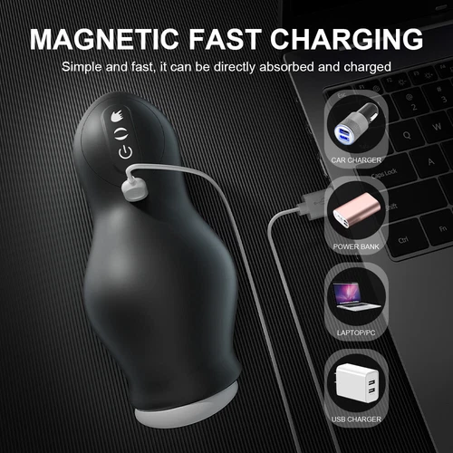 For Men Male Automatic Mastubator Pussy Blowjob Sucking Vibrator Cup Strong Toy - Picture 10 of 14