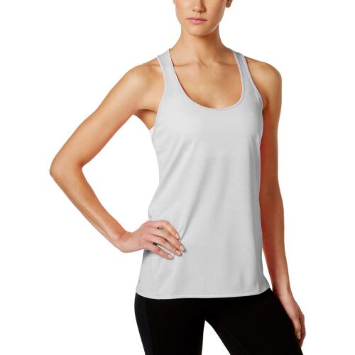 Ideology Womens Silver Yoga Fitness Running Tank Top Athletic XL BHFO 6717 - Picture 1 of 2