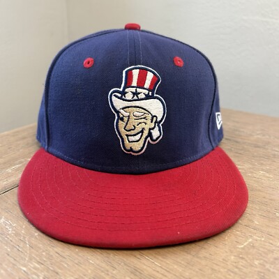 New Era 5950 Harrisburg Senators Cap Size 6 3/4 Alternate Uncle Slam Logo Hat