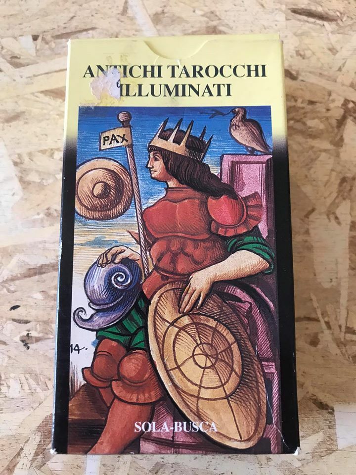ANTICHI TAROCCHI ILLUMINATI - SOLA BUSCA - LO SCARABEO - RARE 