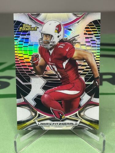 2015 Topps Finest Larry Fitzgerald Black Refractor #78 - Arizona Cardinals - Picture 1 of 2