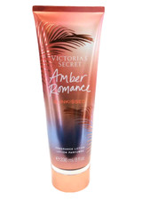 VICTORIA  S SECRET AMBER ROMANCE SUNKISSED FRAGRANCE BODY LOTION CREAM 8 oz New