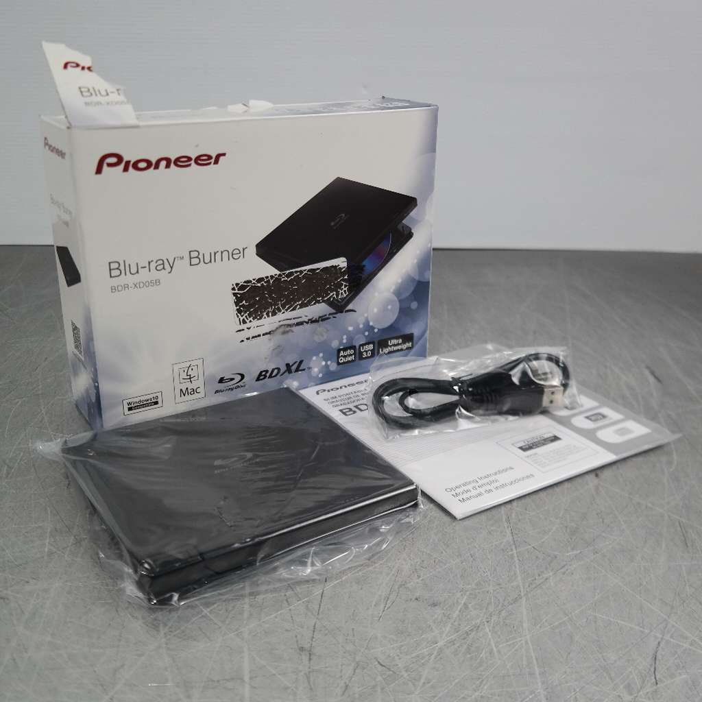 NEW Pioneer BDRXD05B 6X Slim Portable USB BD/DVD/CD Burner eBay