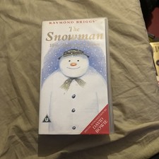Raymond Briggs' The Snowman (1992) VHS - Christmas Classic PAL Tape David Bowie