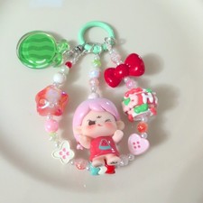 New Authentic Yaoyao Eleven Bean Phone Bag Charm Handmade High Tea Watermelon