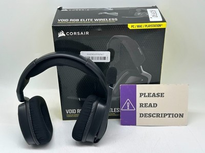 Corsair VOID RGB ELITE Wireless Gaming Headset - READ